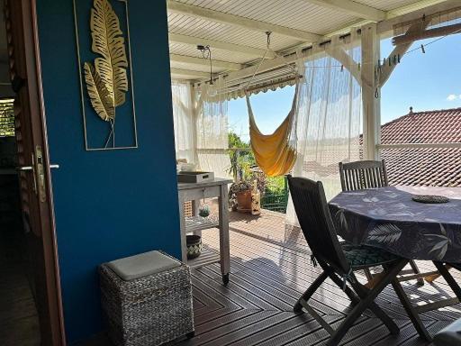 Bungalow Vue Mer Avec Jardin Сент-Люс Экстерьер фото