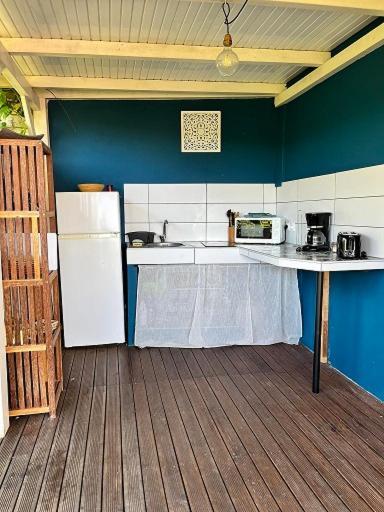 Bungalow Vue Mer Avec Jardin Сент-Люс Экстерьер фото